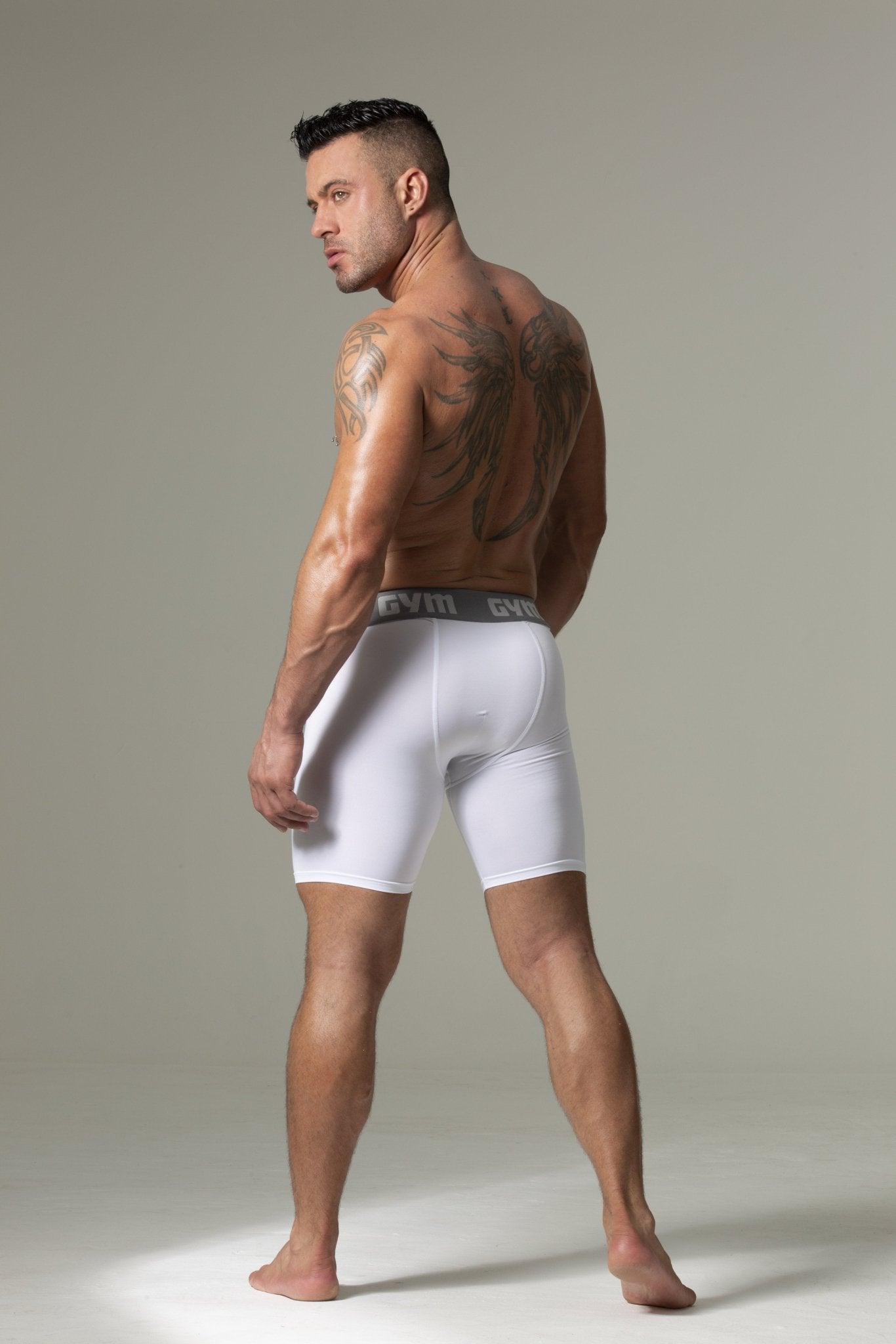 GYM Compression Short with Hard Cup Included - Jockstraps.com