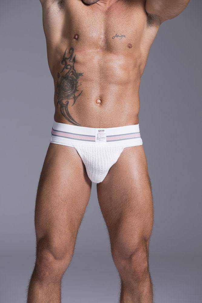 GYM Old School 2.0 Jockstrap with 3" Waistband (1-Pack) - Jockstraps.com