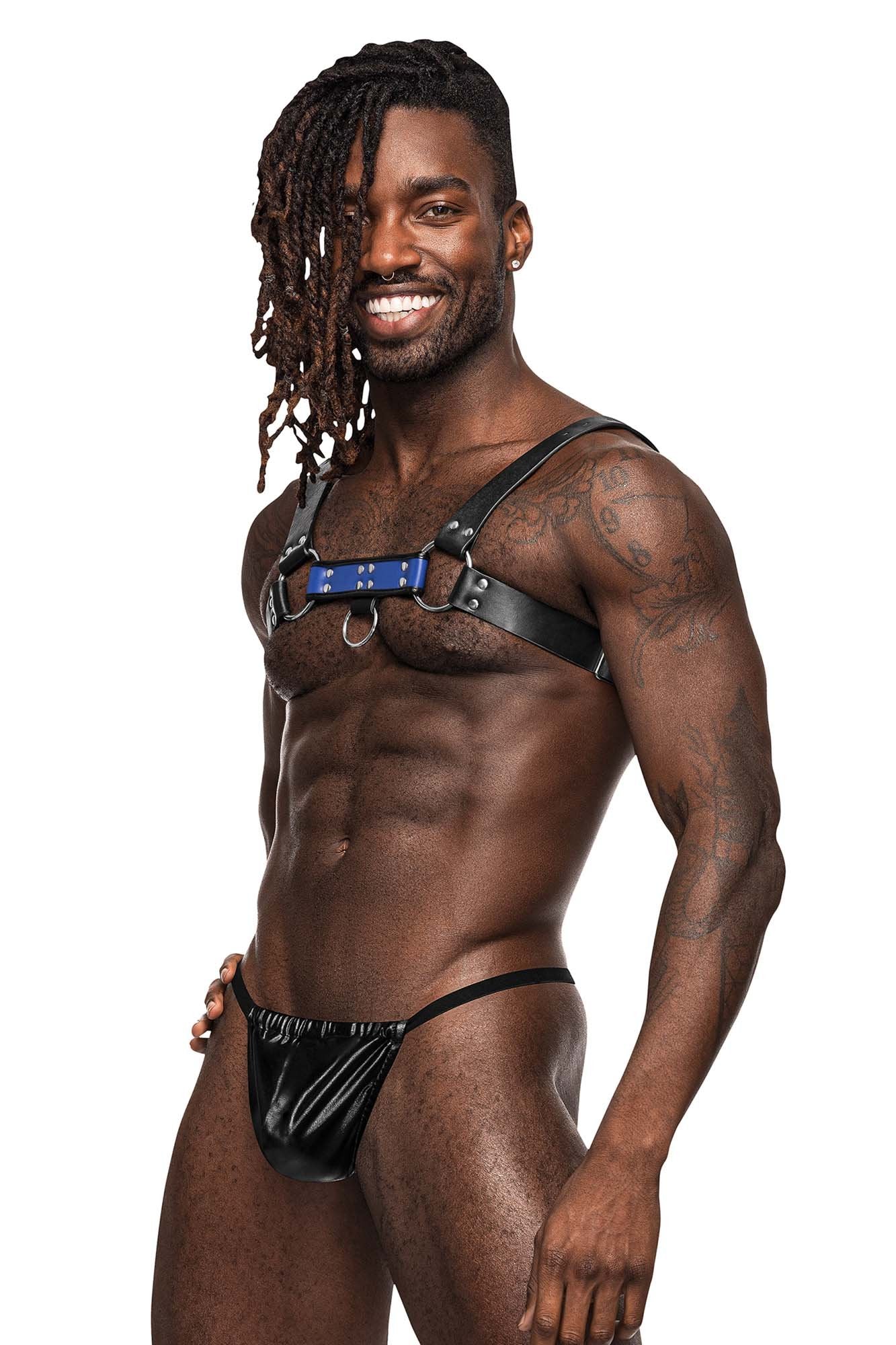 Male Power 590-266 Leather Aries Harness - Jockstraps.com