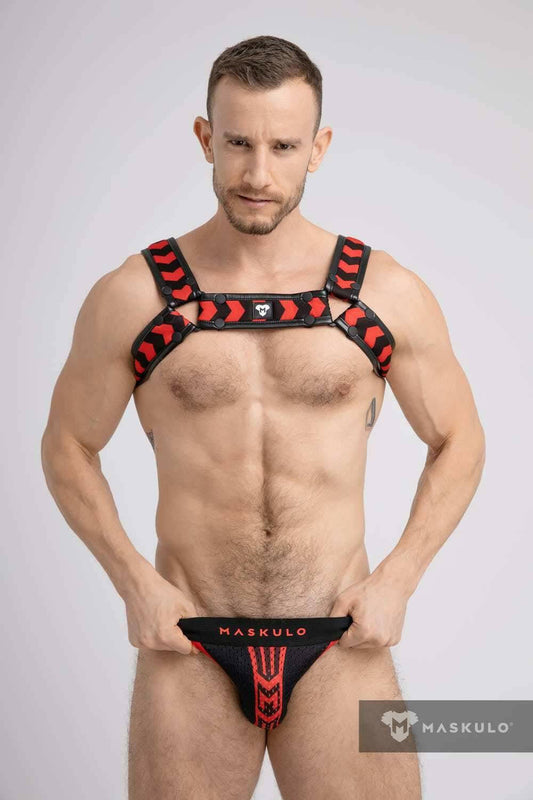 Maskulo Printed Mesh Jockstrap - Jockstraps.com