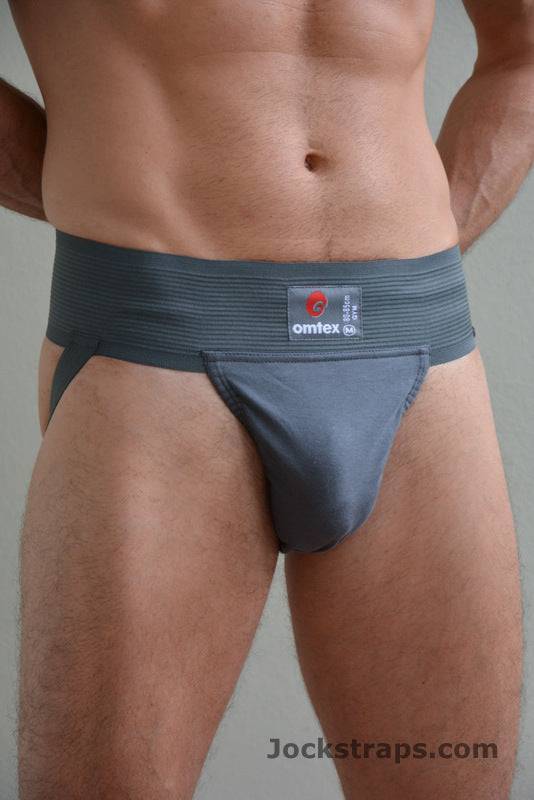 Omtex Athletic Wolf Cotton Gym Supporter Jockstraps with Cup Pocket Pack of  2