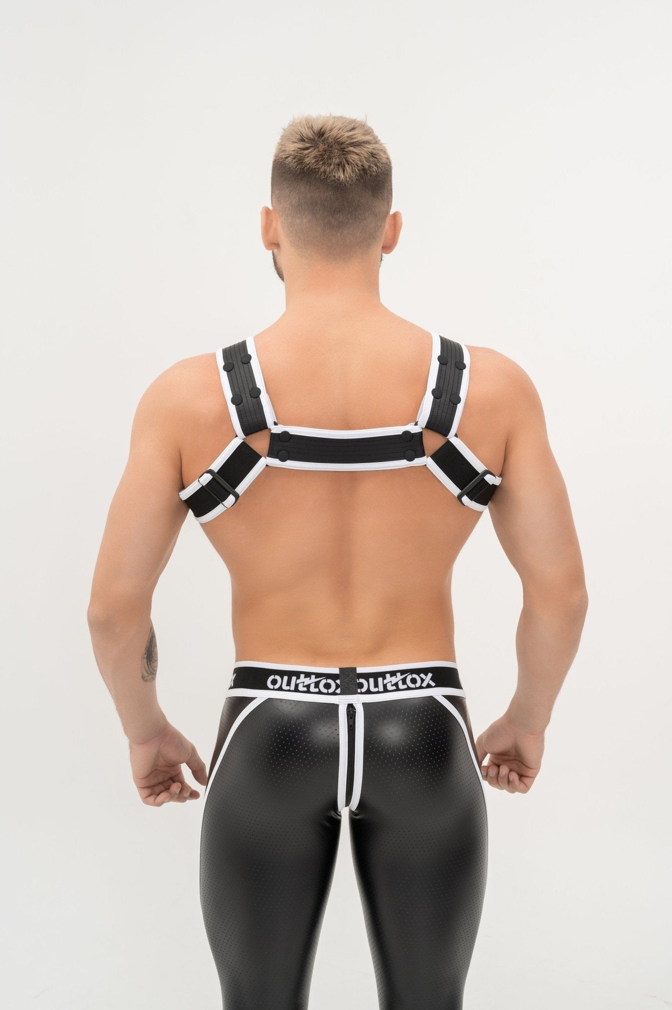 Outtox Bulldog Harness with C-Ring and Snaps - Jockstraps.com