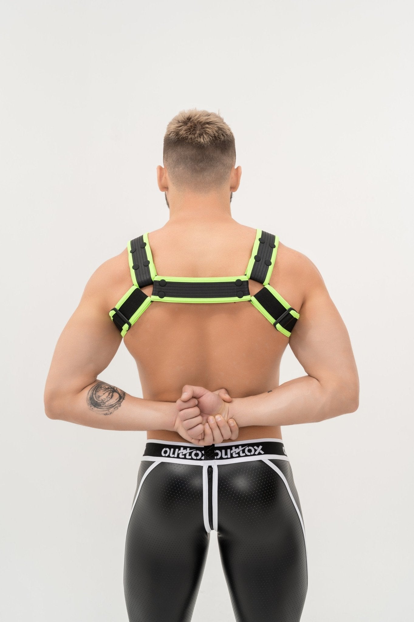 Outtox Bulldog Harness with C-Ring and Snaps - Jockstraps.com