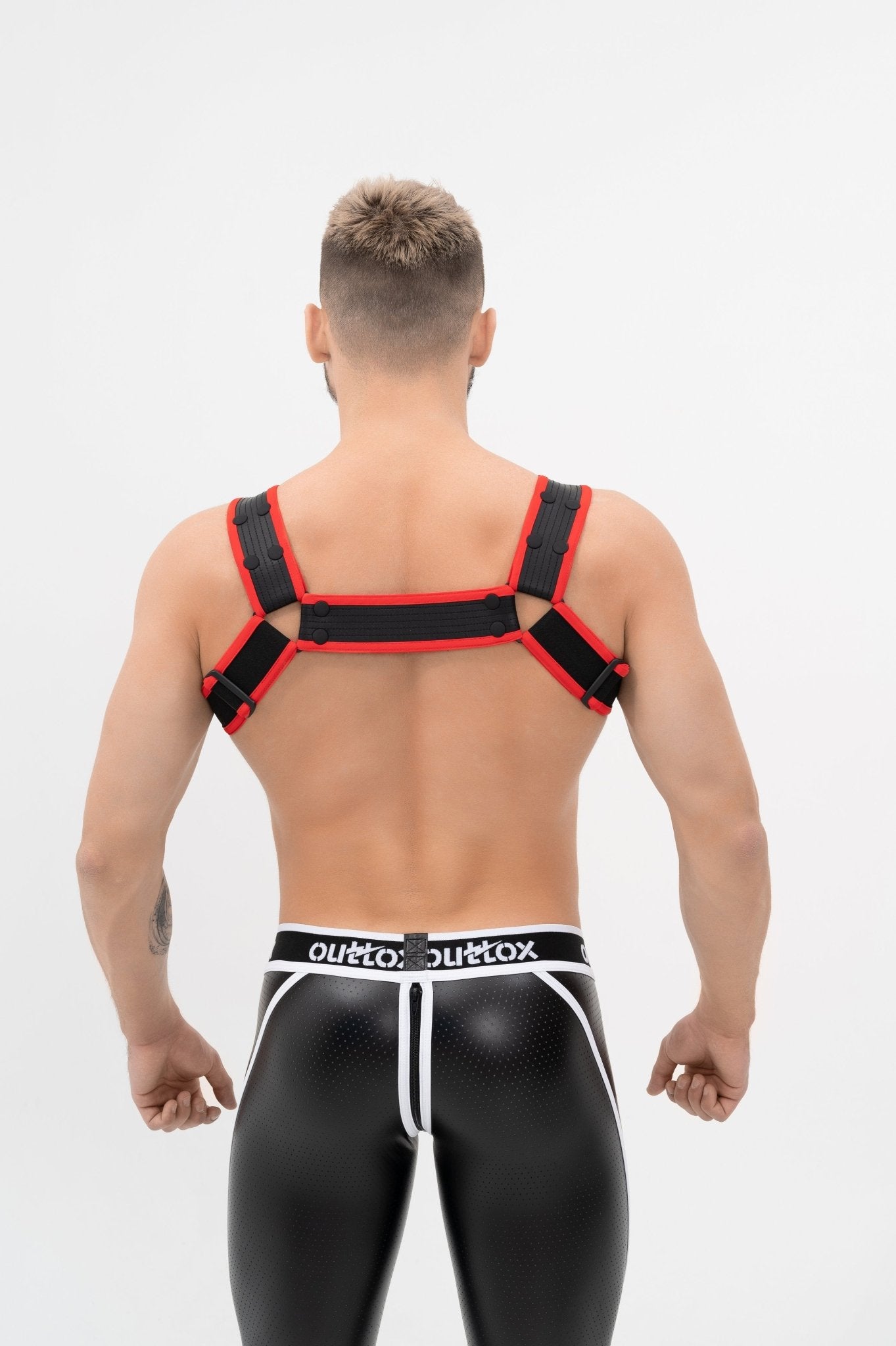 Outtox Bulldog Harness with C-Ring and Snaps - Jockstraps.com