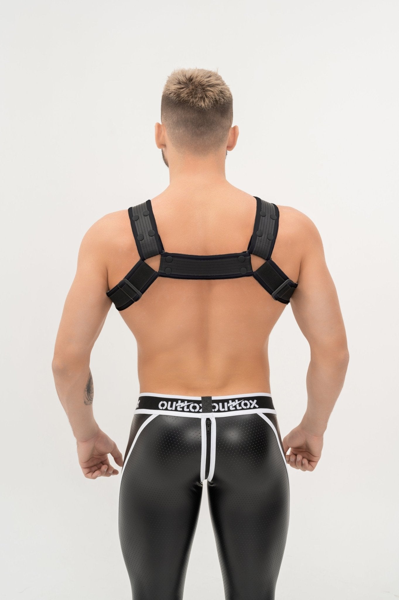 Outtox Bulldog Harness with C-Ring and Snaps - Jockstraps.com