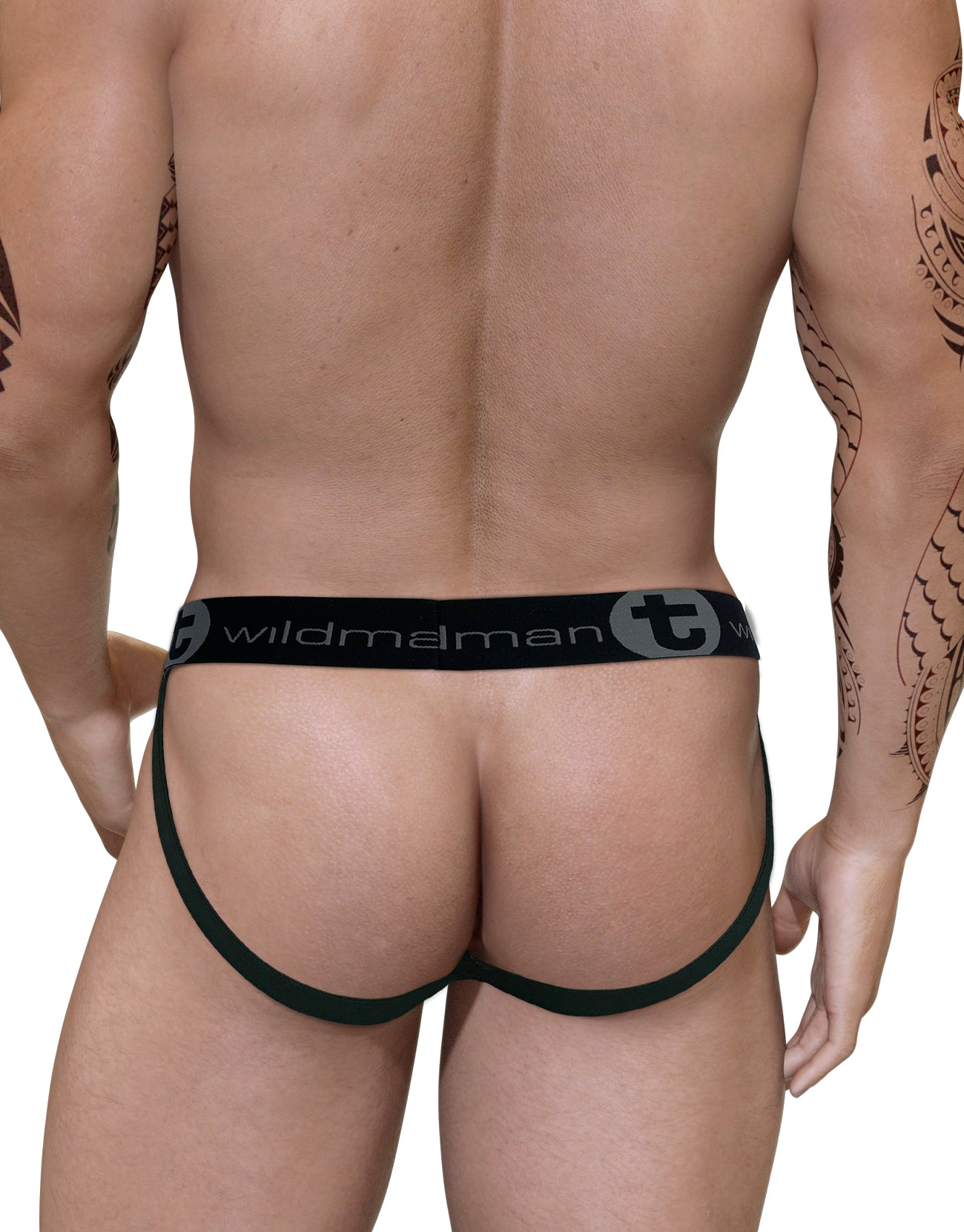 Wildmant Mesh Monster Cock Strapless Pouch Black (Small) at